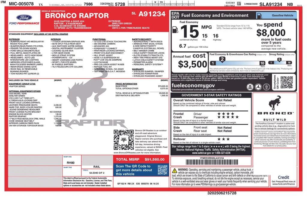 ford bronco 4-door 2025 1FMEE0RR8SLA91234 image ford bronco 4-door 2025 1FMEE0RR8SLA91234 image